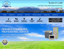 Tablet Screenshot of airconditioningnm.com